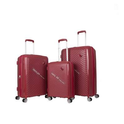 NEW DESIGN PP TROLLEY LUGGAGE 100 PP MATERIAL