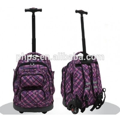 KIDS ALU TROLLY BACKPACK WITH WHEEL AND TROLLEY