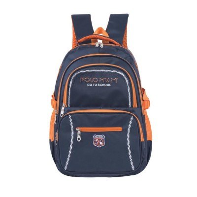 Cheap Custom printing waterproof 600D polyester wholesale Teenager school bag