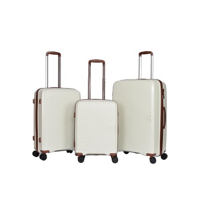 HOT SALE 4 WHEEL PP TROLLEY CASE