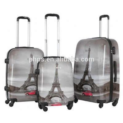 Eiffel Tower Printing PC Trolley Hard cases Luggage Fashionable